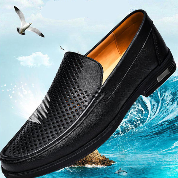 Hollow-Out Soft Bottom Breathable One Pedal Casual Shoe