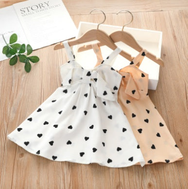 Girls Summer Korean Style Suspender Dress