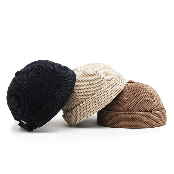 Autumn And Winter Light Board British Retro Melon Hat