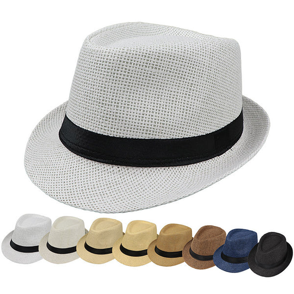Monofilament Straw Hat Solid Color