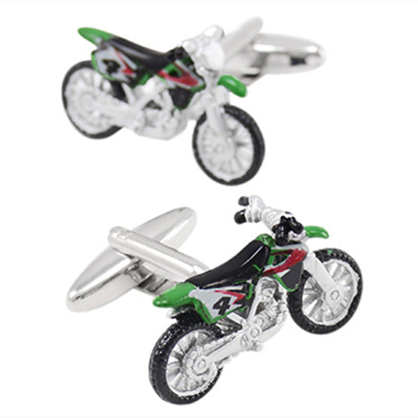 Fun Off-Road Motorcycle Modeling Cufflinks Cufflinks Men'S Personality Modeling French Shirt Cufflinks