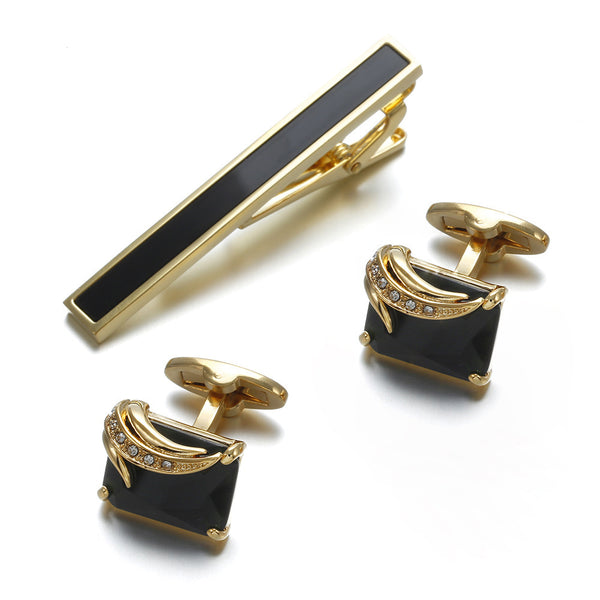 European And American Fashion Gentleman Tie Clip High Quality Cufflinks