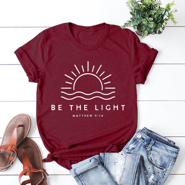 Be The Light Inspirational T-shirt