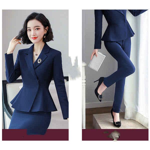 Women's Professional Suits, Women's New Slim Temperament Formal Wear