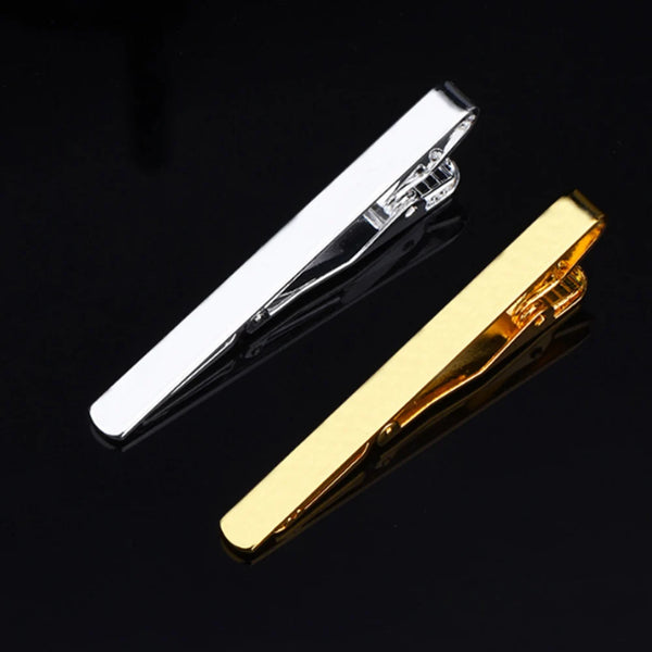 New Men Stainless Steel Tie Clip Fashion Color Slim Collar Useful Neck Tie Pin