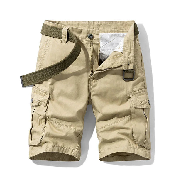 Summer Men's Baggy Multi Pocket Military Cargo Shorts 30-38 No Belt