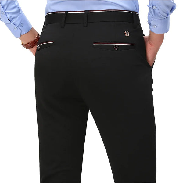 Fashion Suit Pants.Elegant Dress Pants Solid Men Leisure Suits Trousers