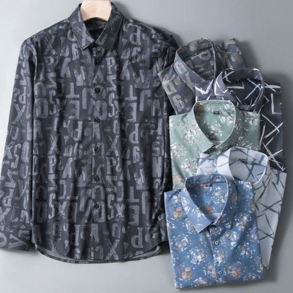 Men's Bamboo Fiber Printed Shirt