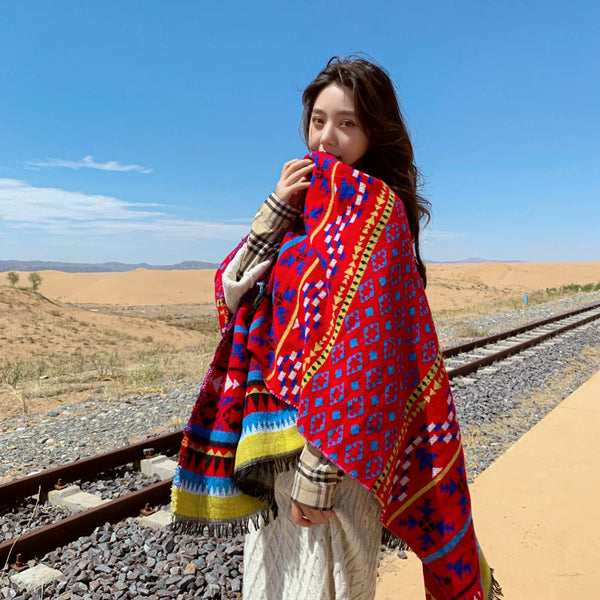 Ethnic Style Summer Office Desert Shawl