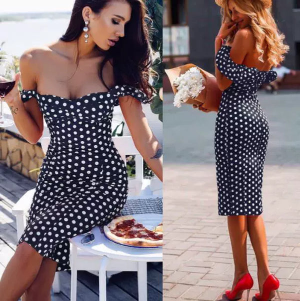 Women's Pokka dot Summer Dress