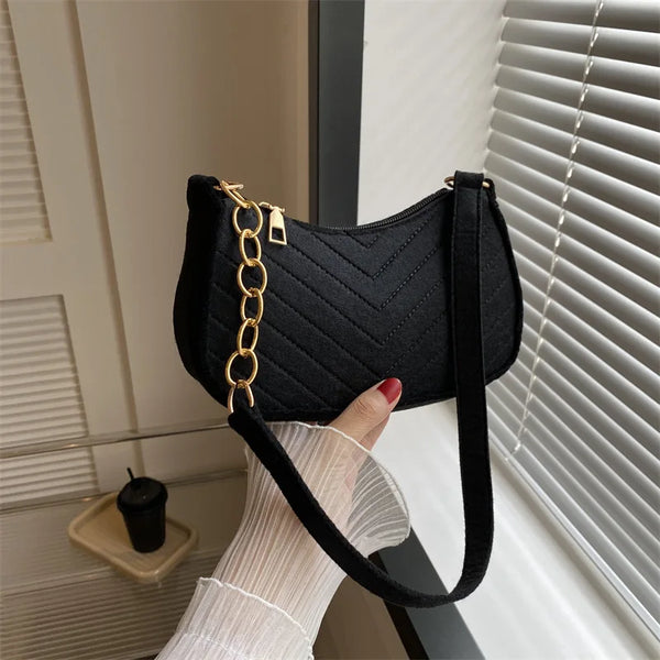 Mini Shoulder Bags for Women Fashion Felt Women's Bag Design