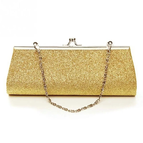 Sparkly with The Chain Wedding Banquet Purse Glitter Shoulder Bag Evening Bag Clutch Purse Handbag