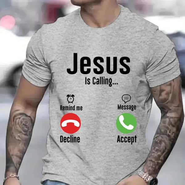 Jesus Print T-shirts Women/ Men T Shirt Casual Short Sleeve O Neck T-shirt