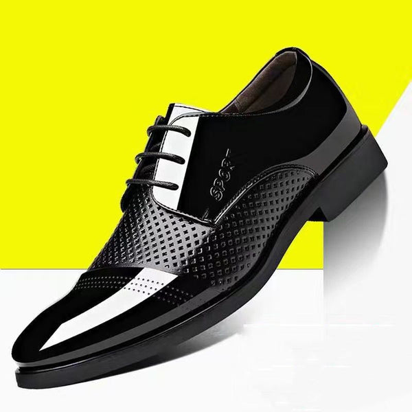 Casual Korean Pointed Leather Shoes Men