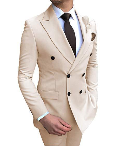 Men's Two-piece Groomsmen Suit