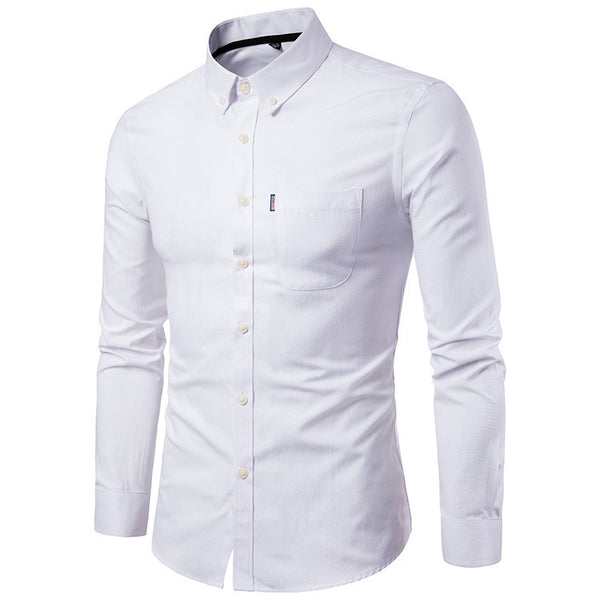 Men's Slim Long Sleeve Dress Shirt