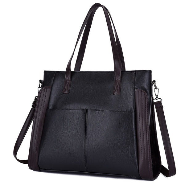 Women's Large-capacity Soft Leather Single-shoulder Handbag