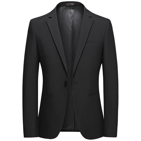 Slim Black One-button Small Suit Men's Singles Jacket