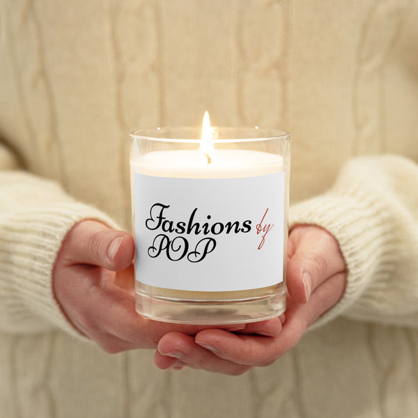 Fashions by Pop Glass Soy Wax Candle